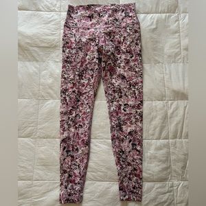 Lululemon floral leggings, full length, size 10